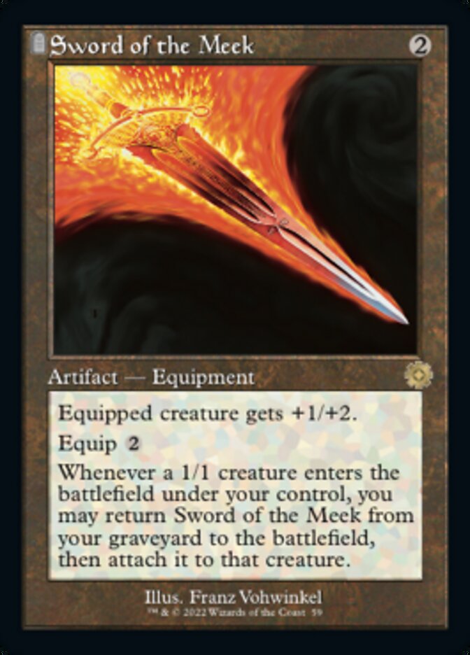 Sword of the Meek (Retro) [The Brothers' War Retro Artifacts] | Local Legends