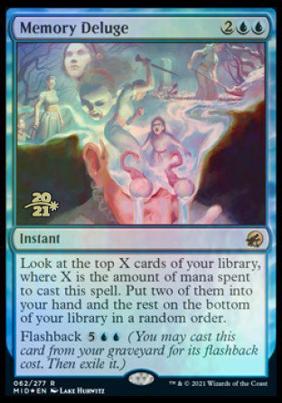 Memory Deluge [Innistrad: Midnight Hunt Prerelease Promos] | Local Legends