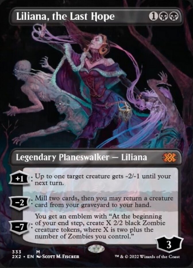 Liliana, the Last Hope (Borderless) [Double Masters 2022] | Golgari Games