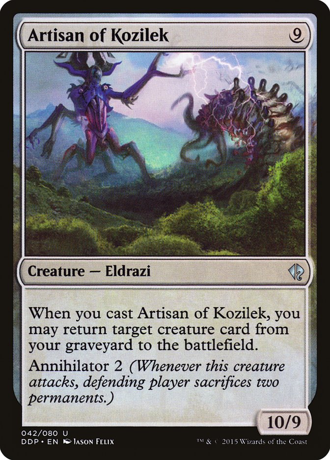 Artisan of Kozilek [Duel Decks: Zendikar vs. Eldrazi] | Golgari Games