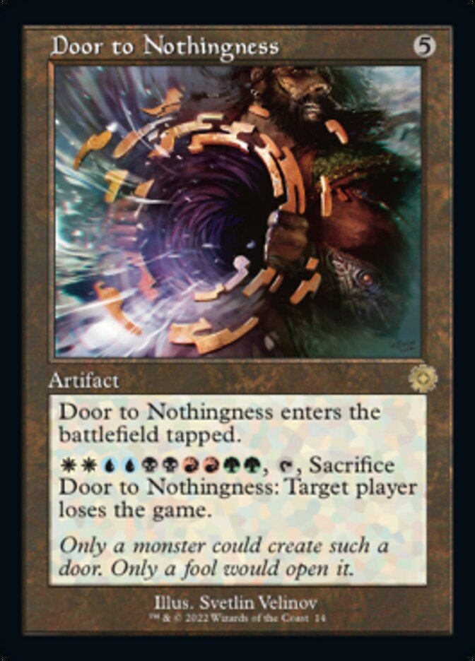 Door to Nothingness (Retro) [The Brothers' War Retro Artifacts] | Local Legends