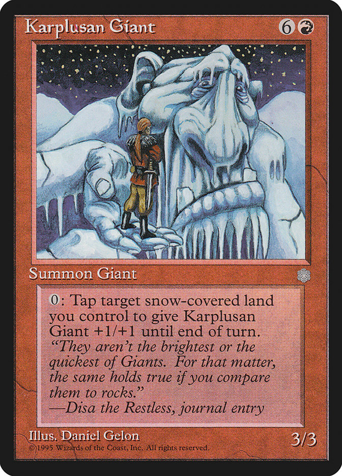 Karplusan Giant [Ice Age] | Local Legends