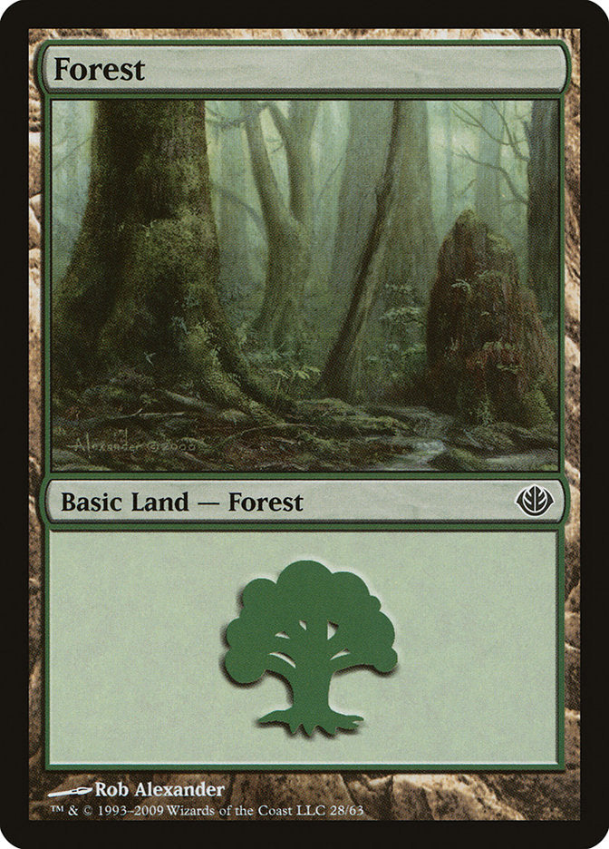 Forest (28) [Duel Decks: Garruk vs. Liliana] | Golgari Games