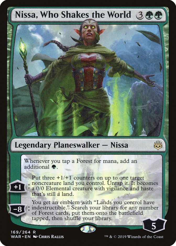 Nissa, Who Shakes the World [War of the Spark] | Golgari Games