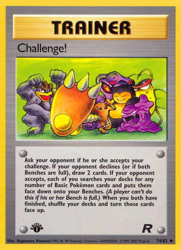 Challenge! (74/82) [Team Rocket 1st Edition] | Golgari Games