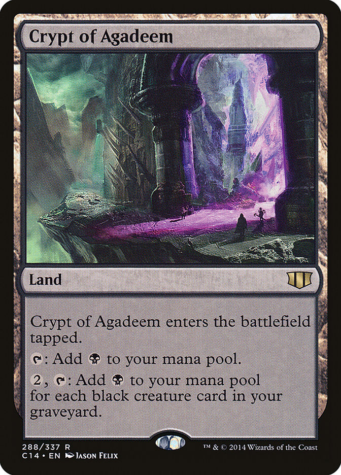 Crypt of Agadeem [Commander 2014] | Golgari Games