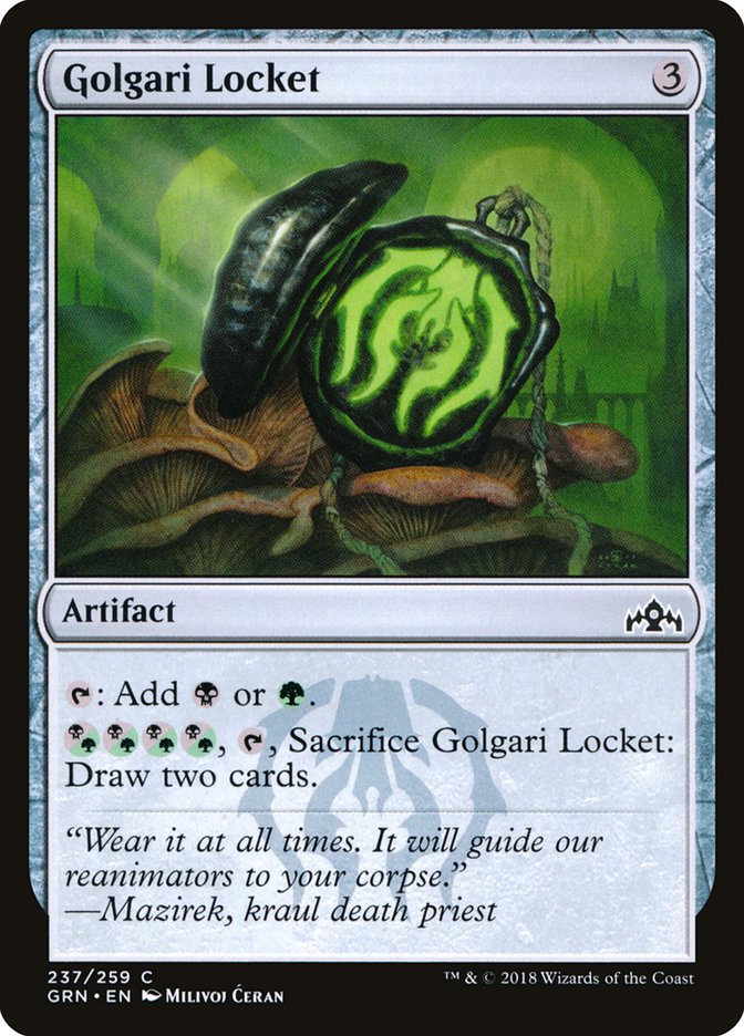 Golgari Locket [Guilds of Ravnica] | Local Legends