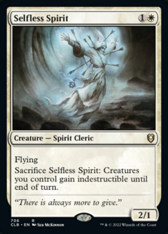 Selfless Spirit [Commander Legends: Battle for Baldur's Gate] | Golgari Games