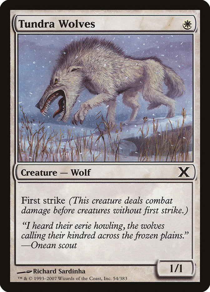 Tundra Wolves [Tenth Edition] | Golgari Games