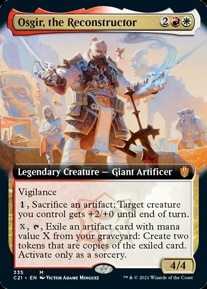 Osgir, the Reconstructor (Extended Art) [Commander 2021] | Local Legends