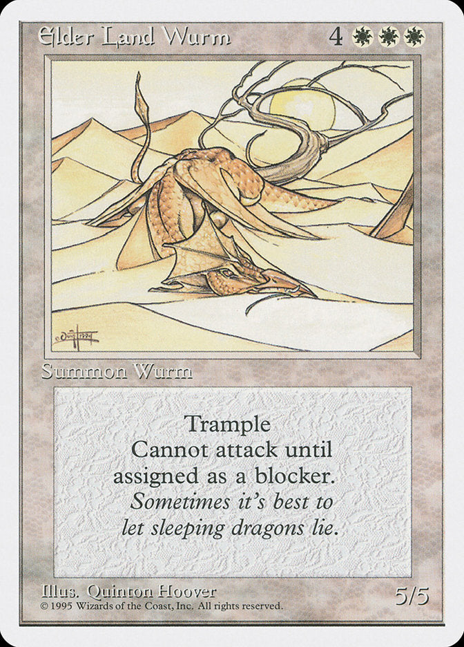 Elder Land Wurm [Fourth Edition] | Local Legends
