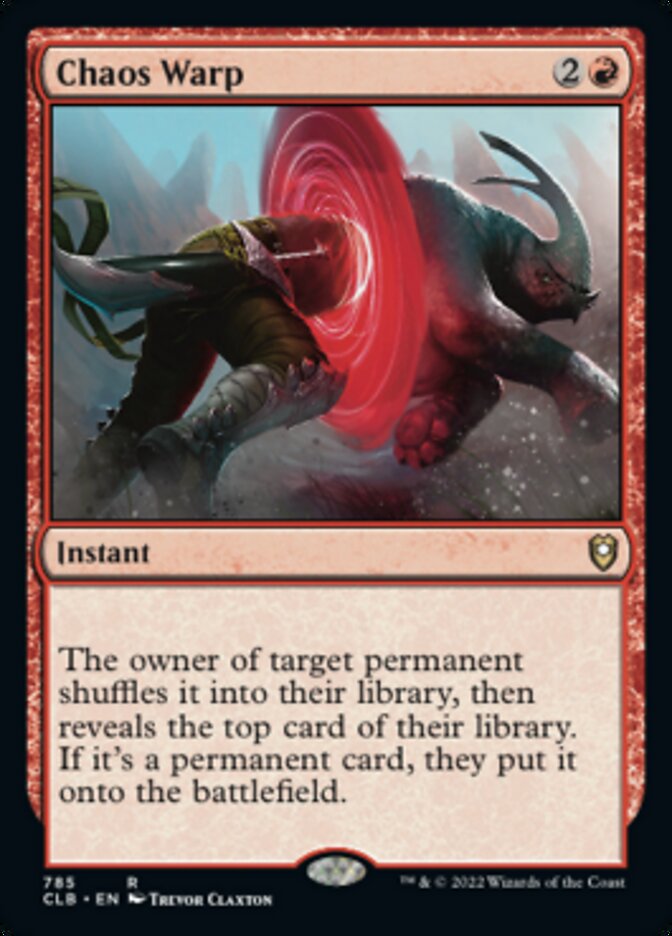 Chaos Warp [Commander Legends: Battle for Baldur's Gate] | Local Legends