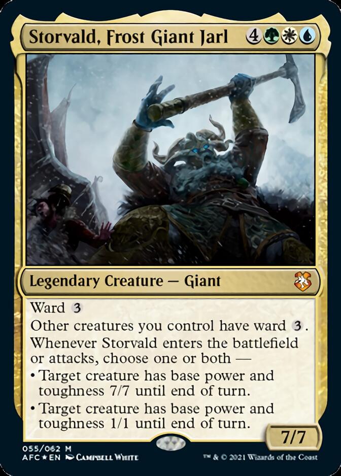 Storvald, Frost Giant Jarl [Dungeons & Dragons: Adventures in the Forgotten Realms Commander] | Local Legends