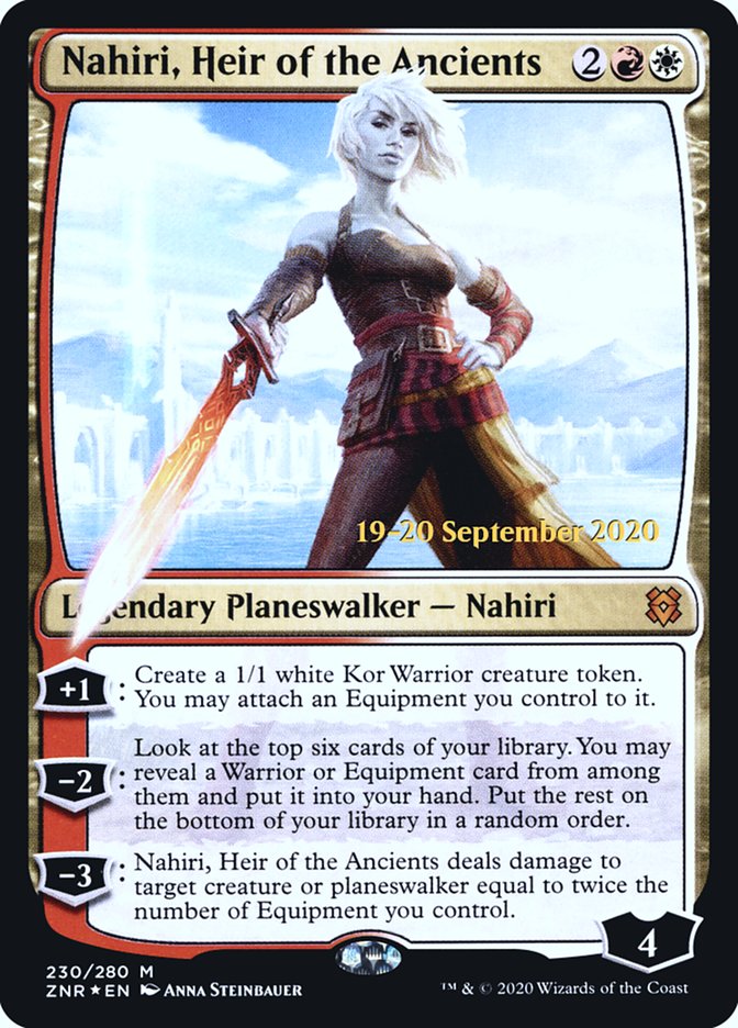 Nahiri, Heir of the Ancients [Zendikar Rising Prerelease Promos] | Golgari Games