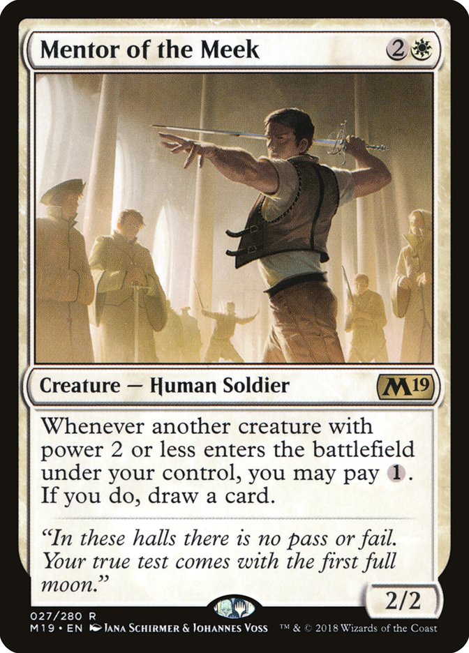 Mentor of the Meek [Core Set 2019] | Local Legends