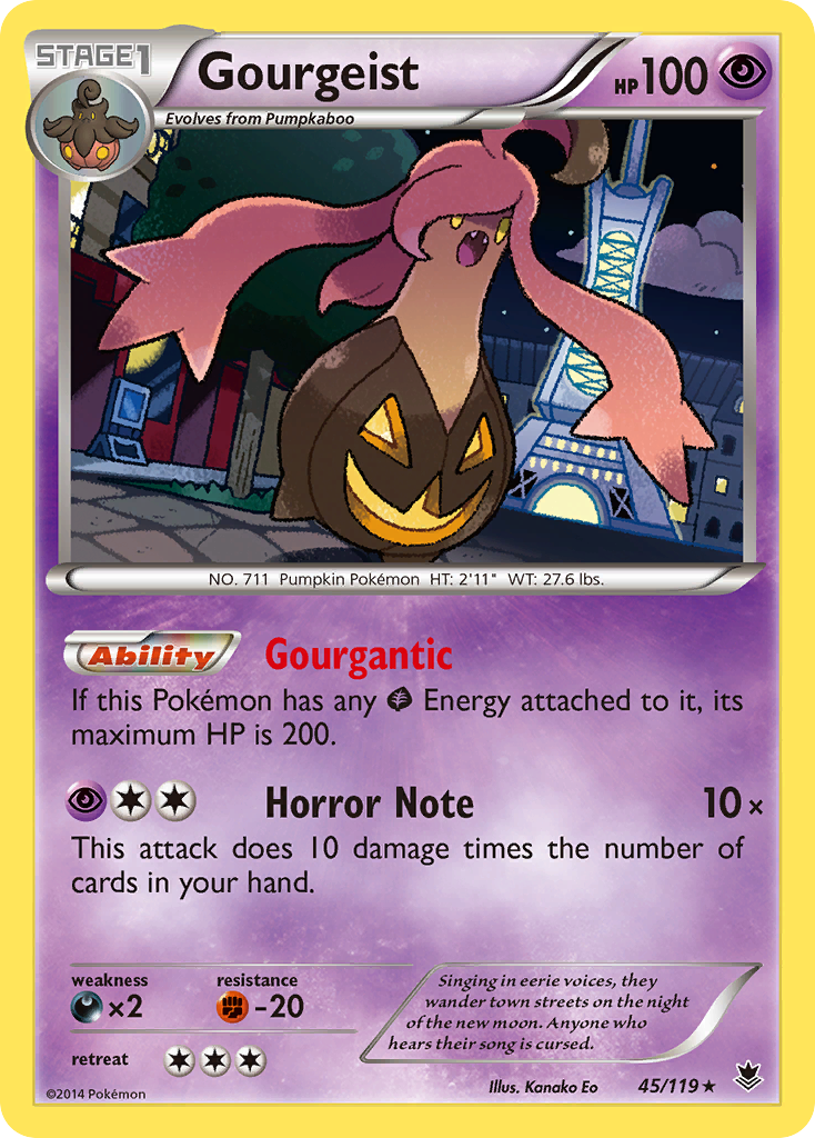 Gourgeist (45/119) [XY: Phantom Forces] | Golgari Games