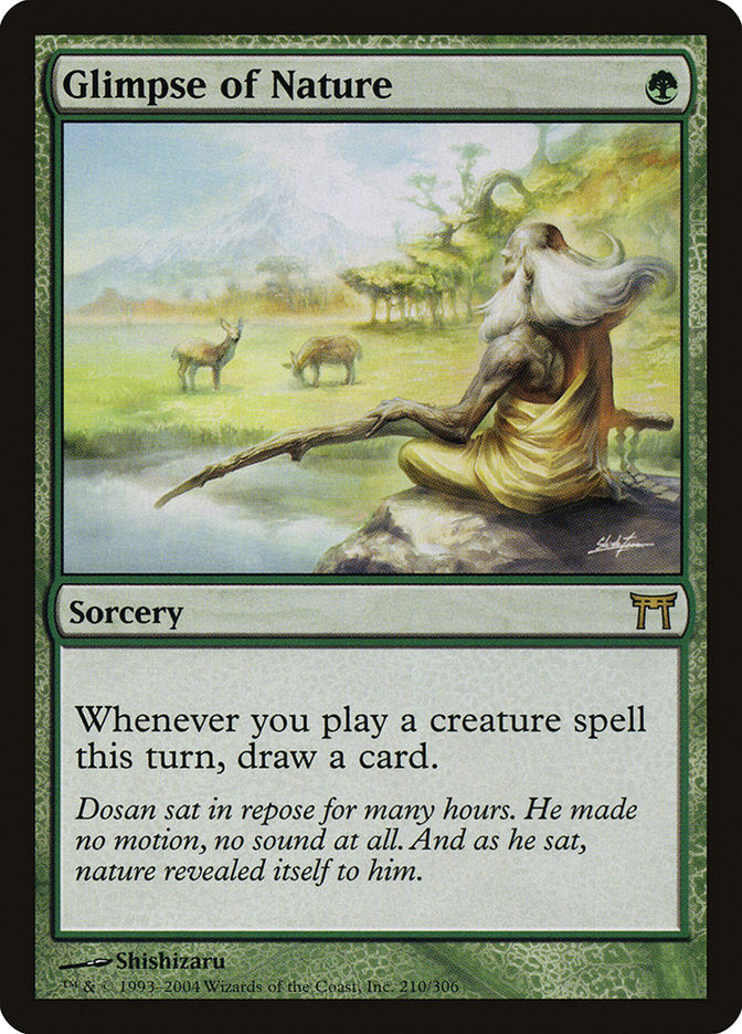 Glimpse of Nature [Champions of Kamigawa] | Local Legends