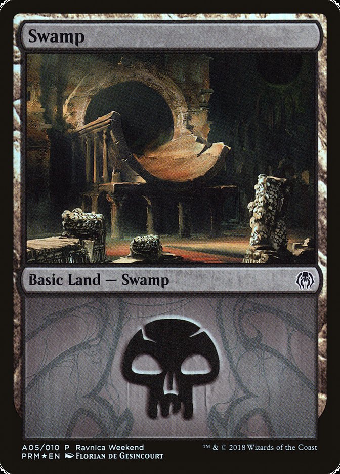 Swamp (A05) [Ravnica Allegiance Ravnica Weekend] | Golgari Games