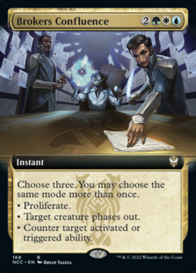 Brokers Confluence (Extended Art) [Streets of New Capenna Commander] | Golgari Games