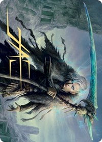 Egon, God of Death Art Card (Gold-Stamped Signature) [Kaldheim Art Series] | Local Legends