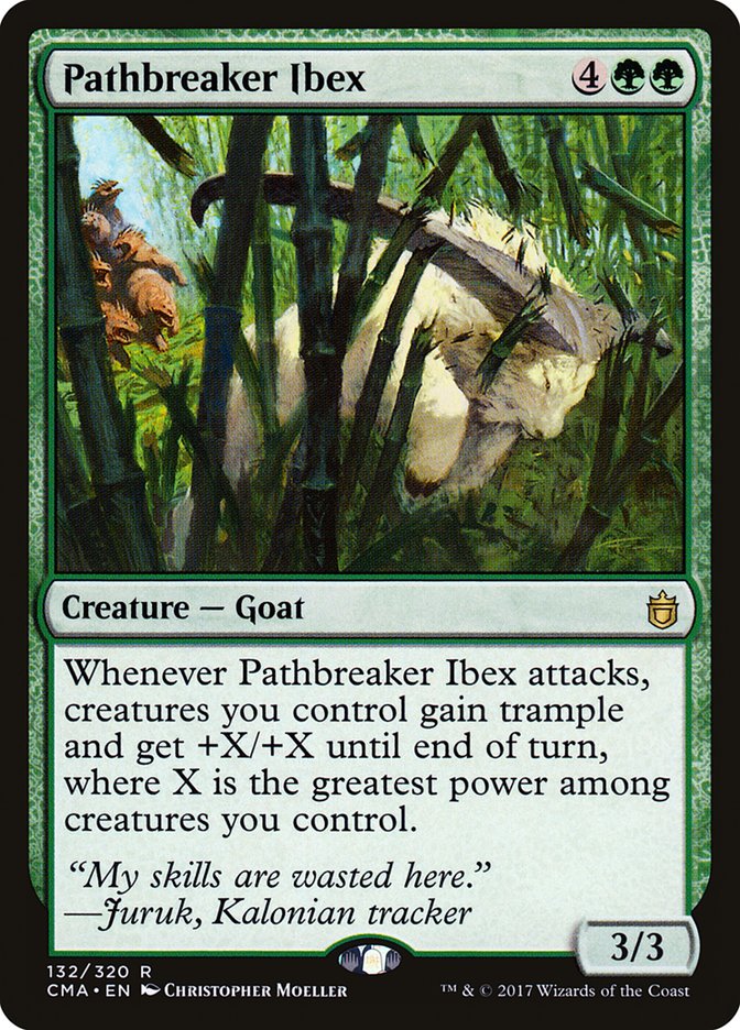 Pathbreaker Ibex [Commander Anthology] | Golgari Games