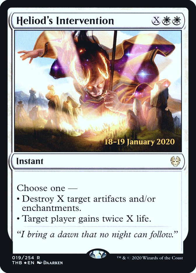 Heliod's Intervention [Theros Beyond Death Prerelease Promos] | Local Legends