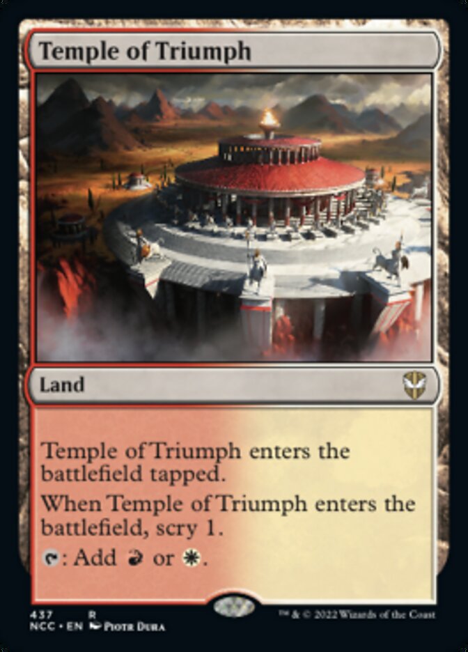 Temple of Triumph [Streets of New Capenna Commander] | Local Legends