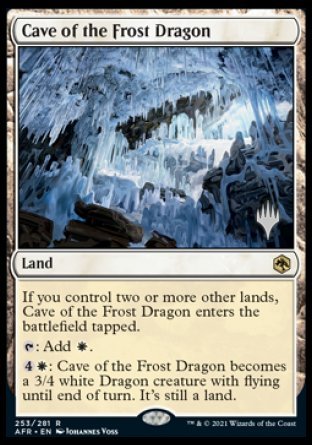 Cave of the Frost Dragon (Promo Pack) [Dungeons & Dragons: Adventures in the Forgotten Realms Promos] | Local Legends