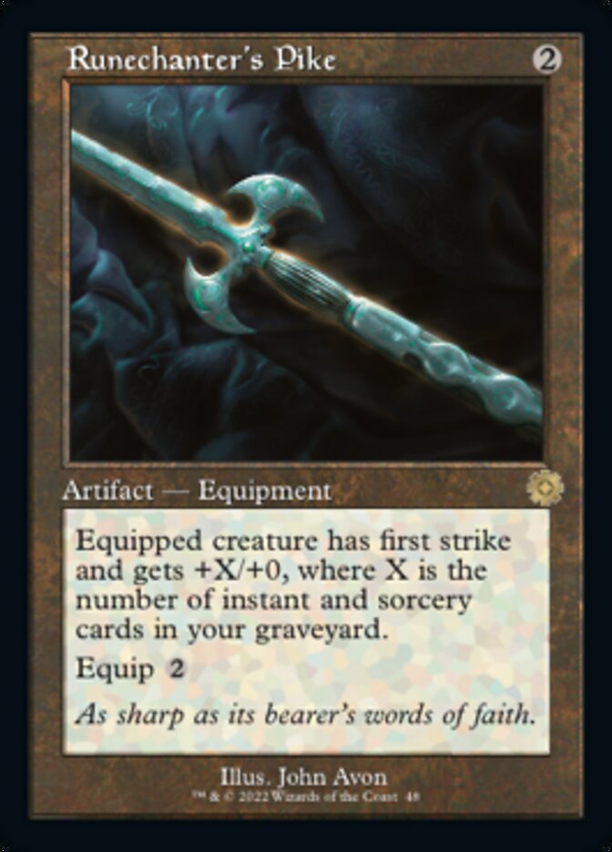 Runechanter's Pike (Retro) [The Brothers' War Retro Artifacts] | Local Legends