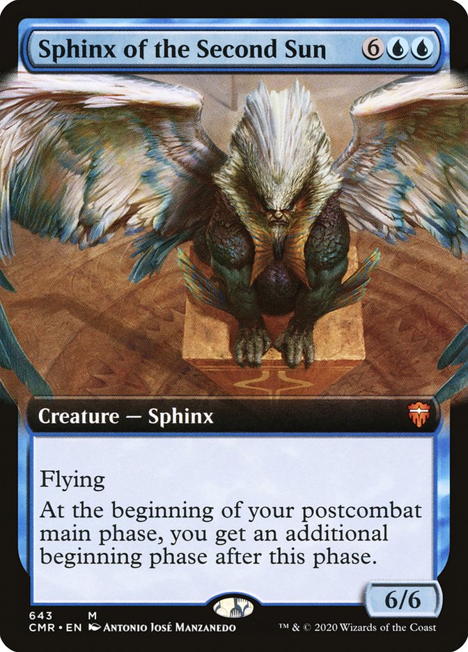 Sphinx of the Second Sun (Extended Art) [Commander Legends] | Local Legends
