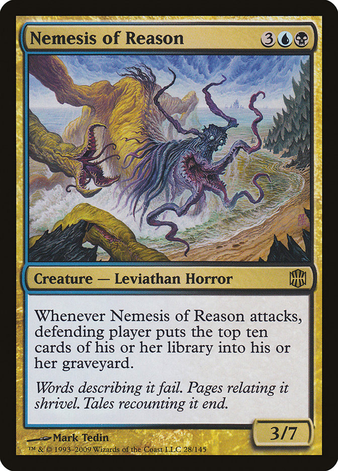 Nemesis of Reason [Alara Reborn] | Golgari Games