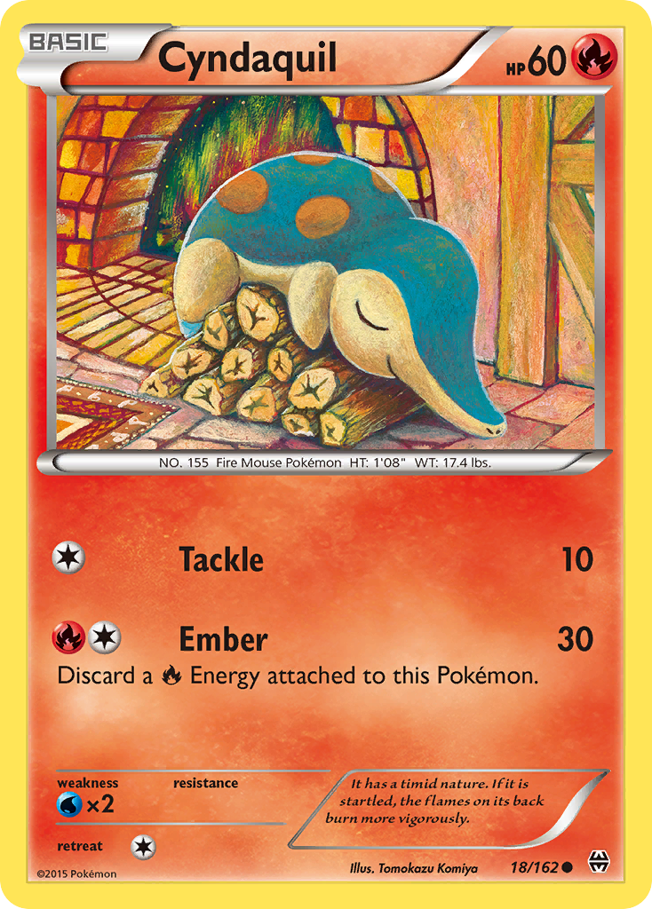 Cyndaquil (18/162) [XY: BREAKthrough] | Golgari Games