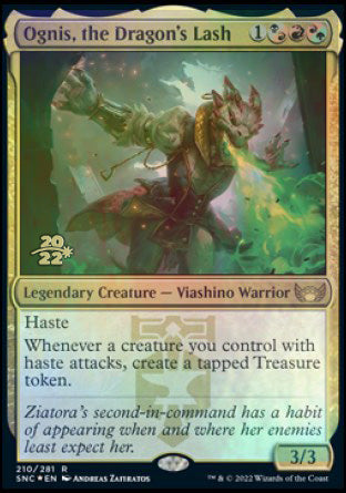 Ognis, the Dragon's Lash [Streets of New Capenna Prerelease Promos] | Local Legends