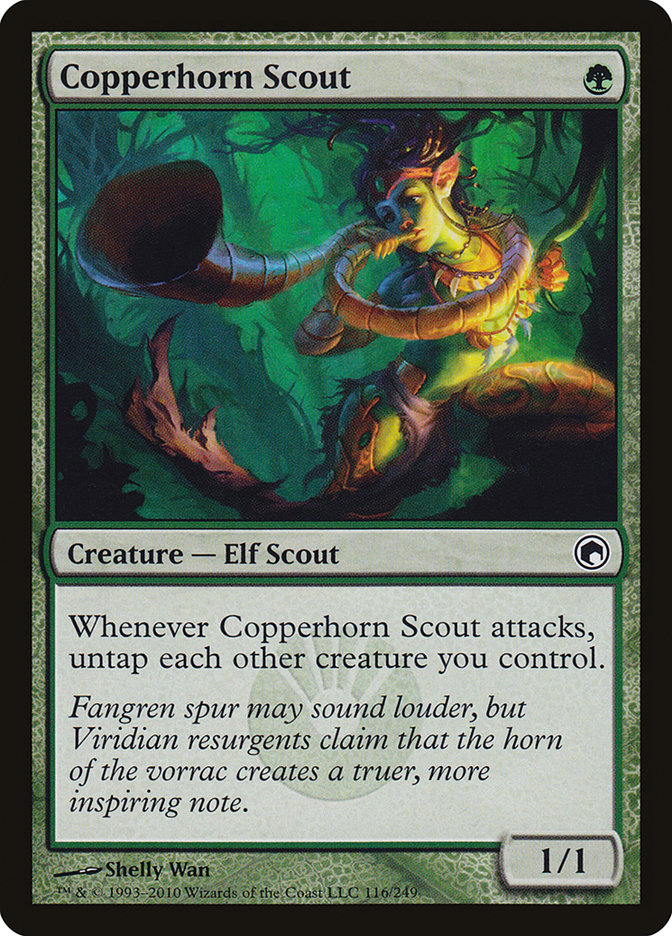 Copperhorn Scout [Scars of Mirrodin] | Golgari Games