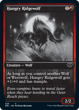 Hungry Ridgewolf [Innistrad: Double Feature] | Golgari Games