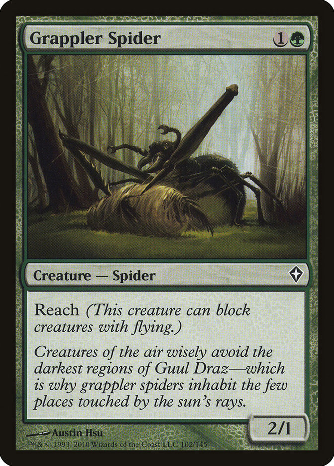 Grappler Spider [Worldwake] | Golgari Games