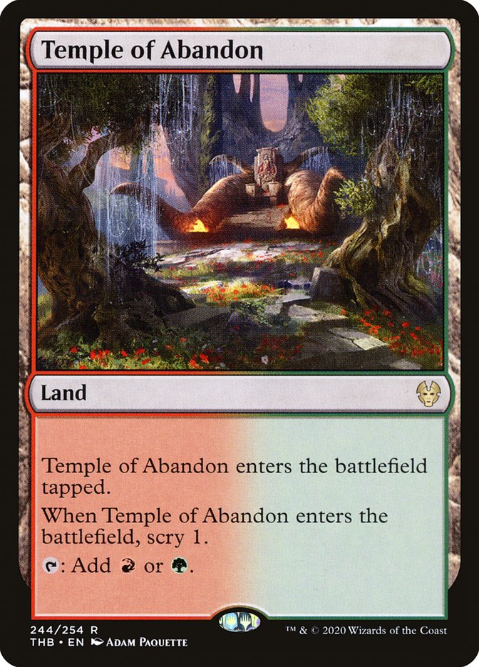 Temple of Abandon [Theros Beyond Death] | Local Legends