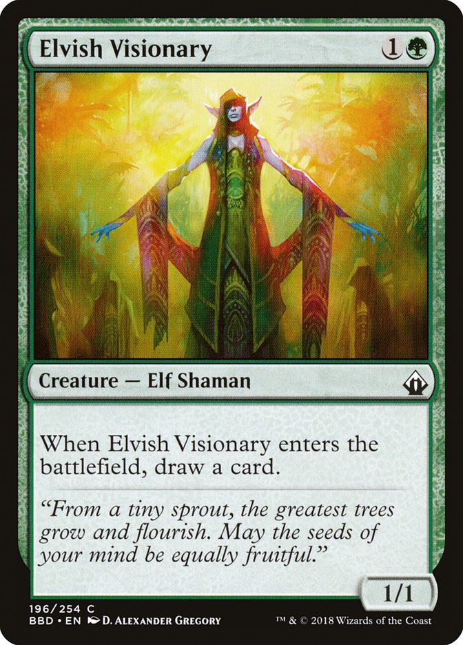 Elvish Visionary [Battlebond] | Golgari Games