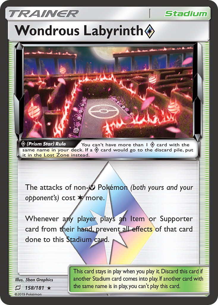 Wondrous Labyrinth (158/181) (Prism Star) [Sun & Moon: Team Up] | Golgari Games