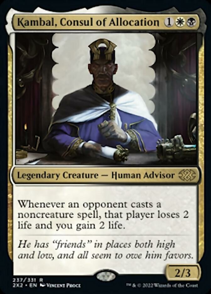 Kambal, Consul of Allocation [Double Masters 2022] | Golgari Games