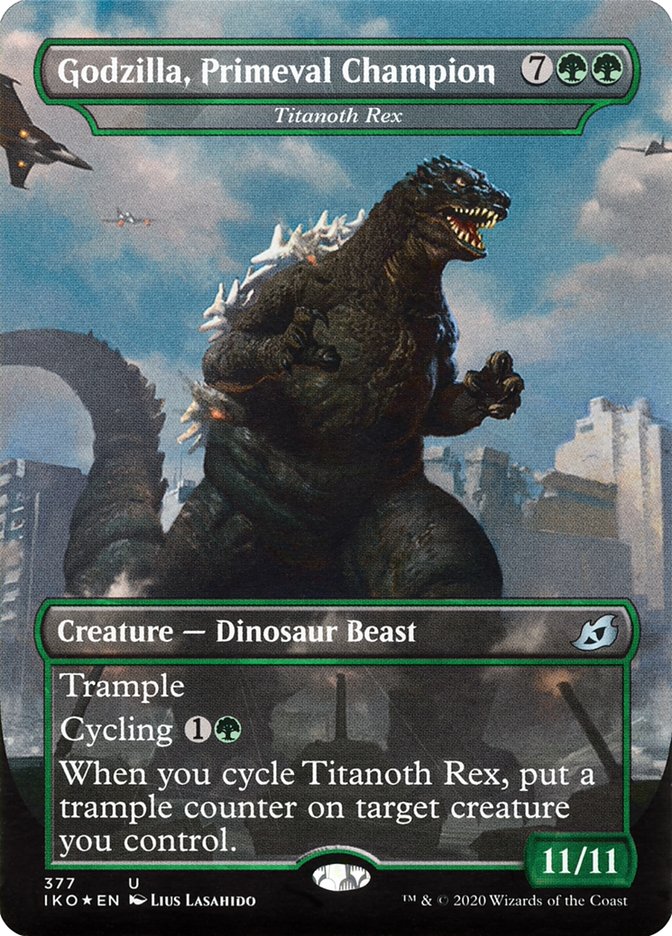 Titanoth Rex - Godzilla, Primeval Champion (Godzilla Series) [Ikoria: Lair of Behemoths] | Golgari Games