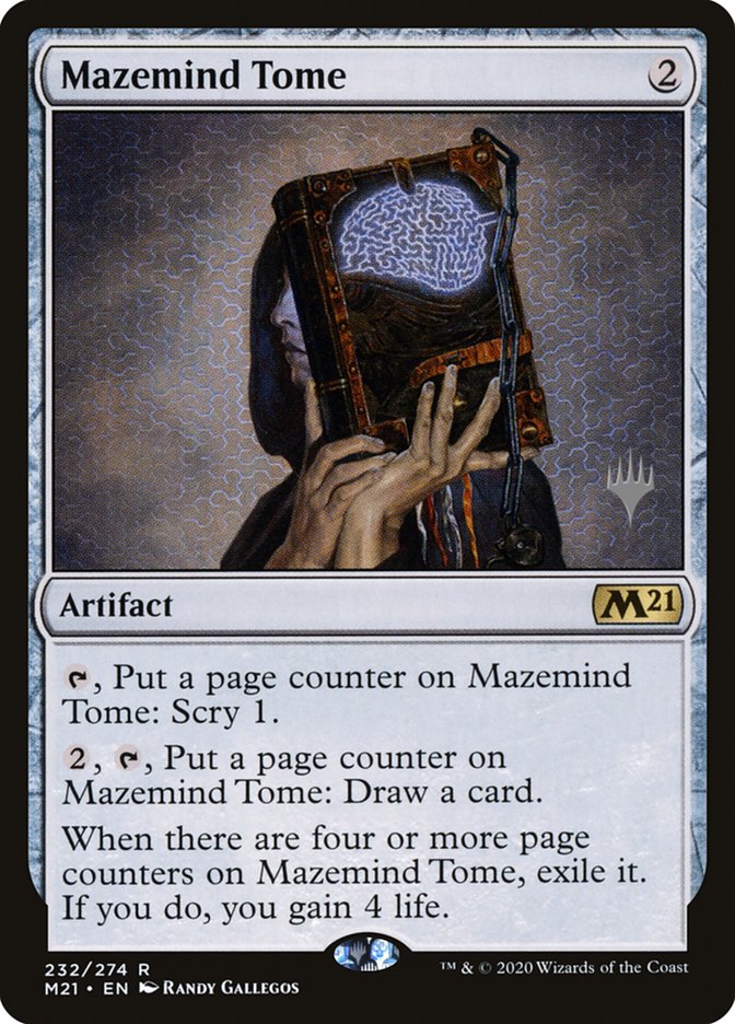 Mazemind Tome (Promo Pack) [Core Set 2021 Promos] | Golgari Games