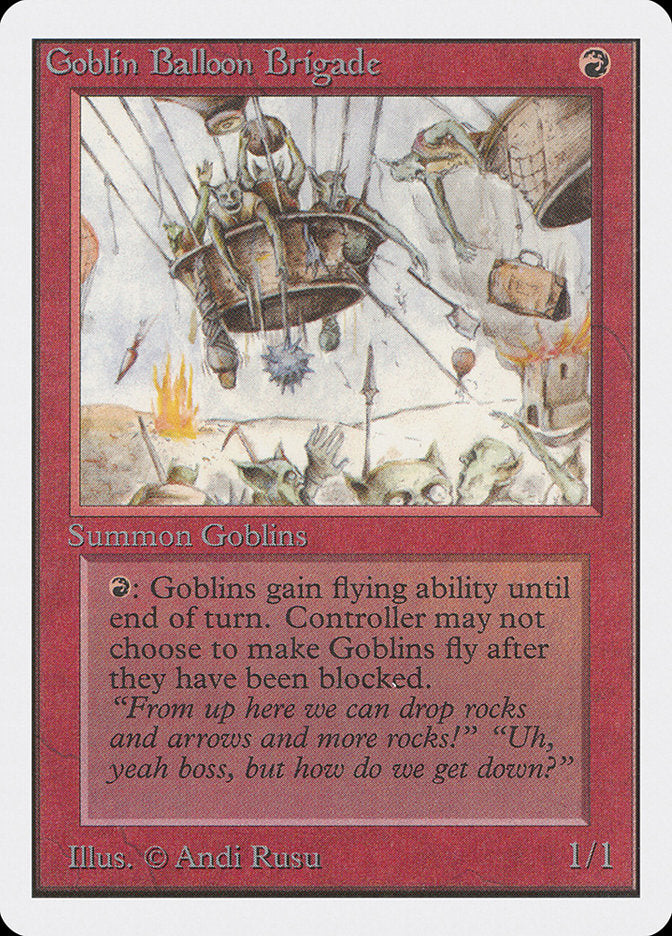 Goblin Balloon Brigade [Unlimited Edition] | Golgari Games