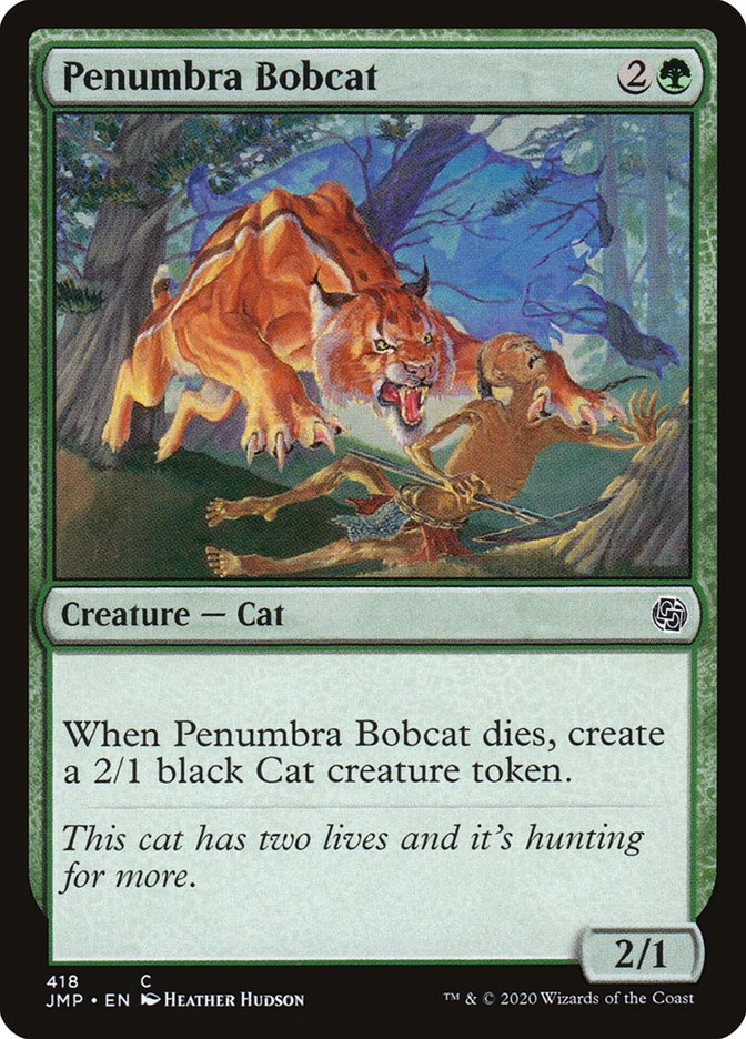 Penumbra Bobcat [Jumpstart] | Golgari Games