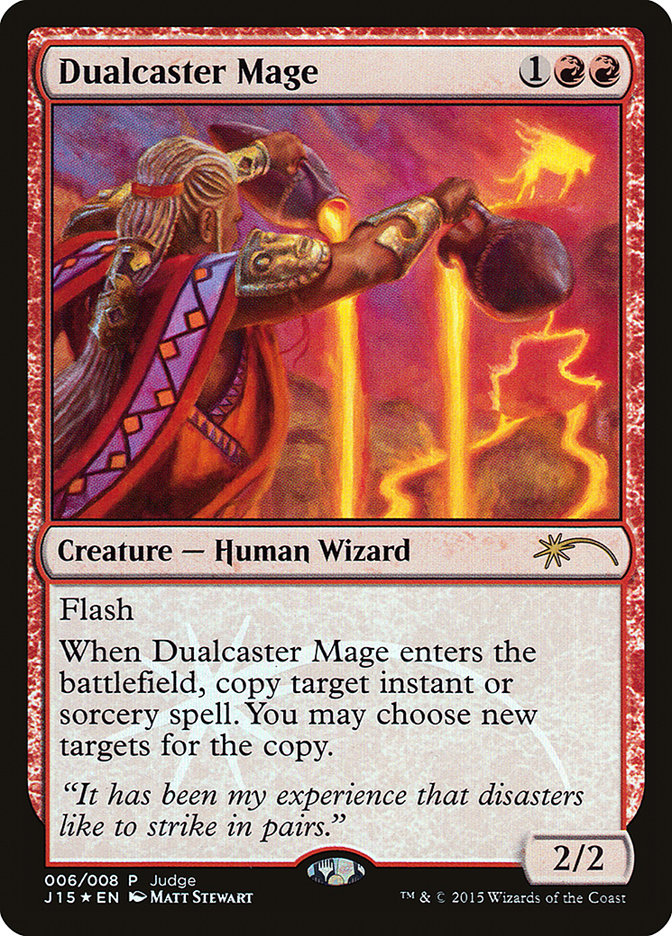 Dualcaster Mage [Judge Gift Cards 2015] | Local Legends