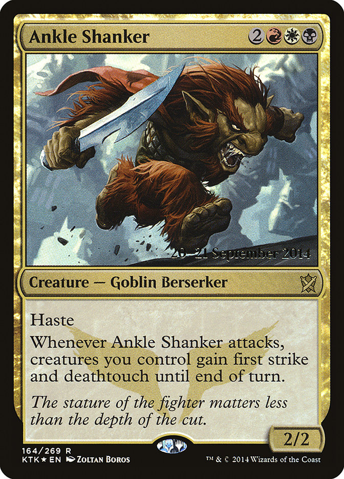 Ankle Shanker [Khans of Tarkir Prerelease Promos] | Golgari Games