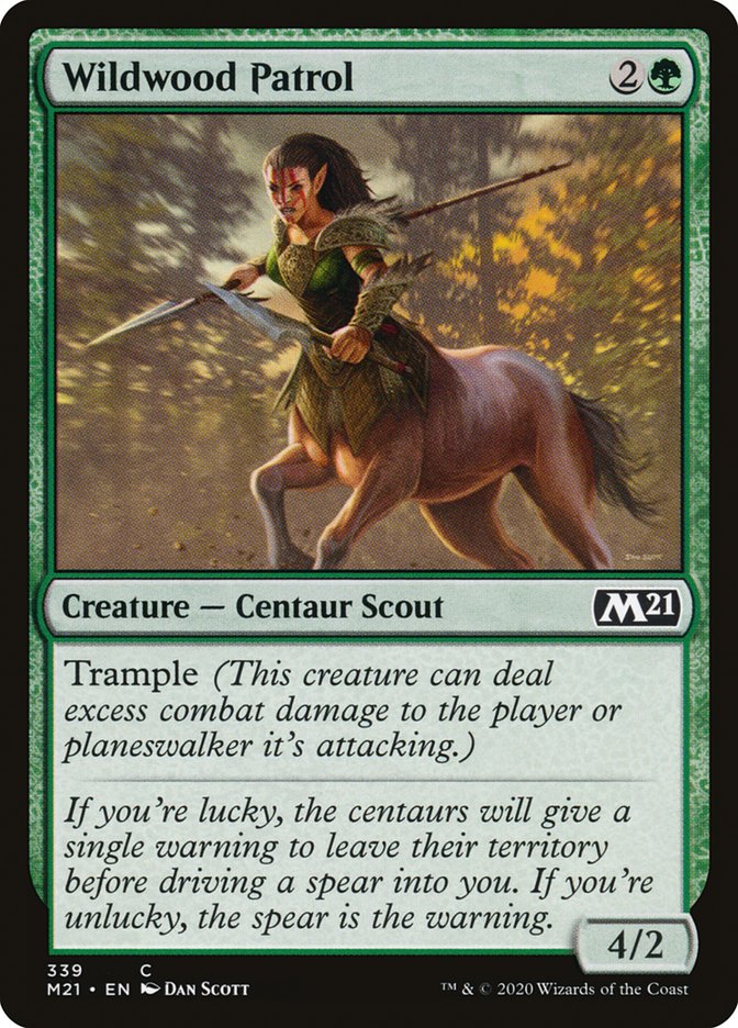 Wildwood Patrol [Core Set 2021] | Golgari Games