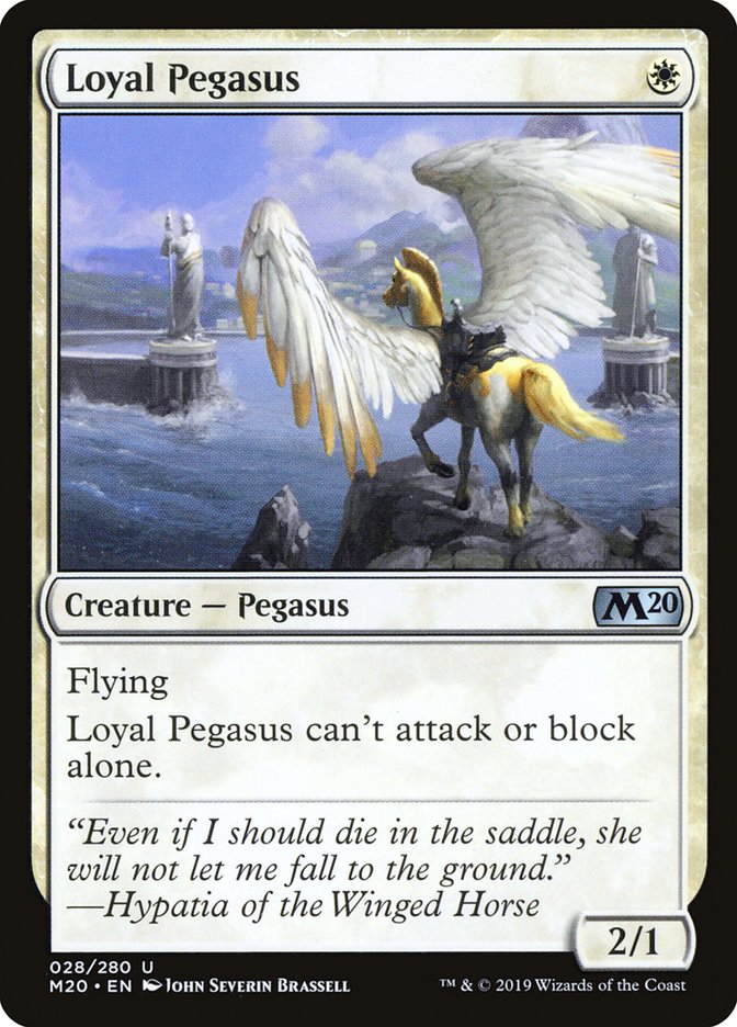 Loyal Pegasus [Core Set 2020] | Golgari Games