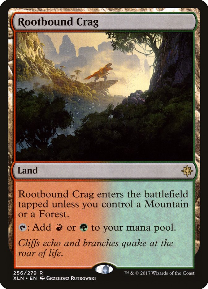 Rootbound Crag [Ixalan] | Golgari Games