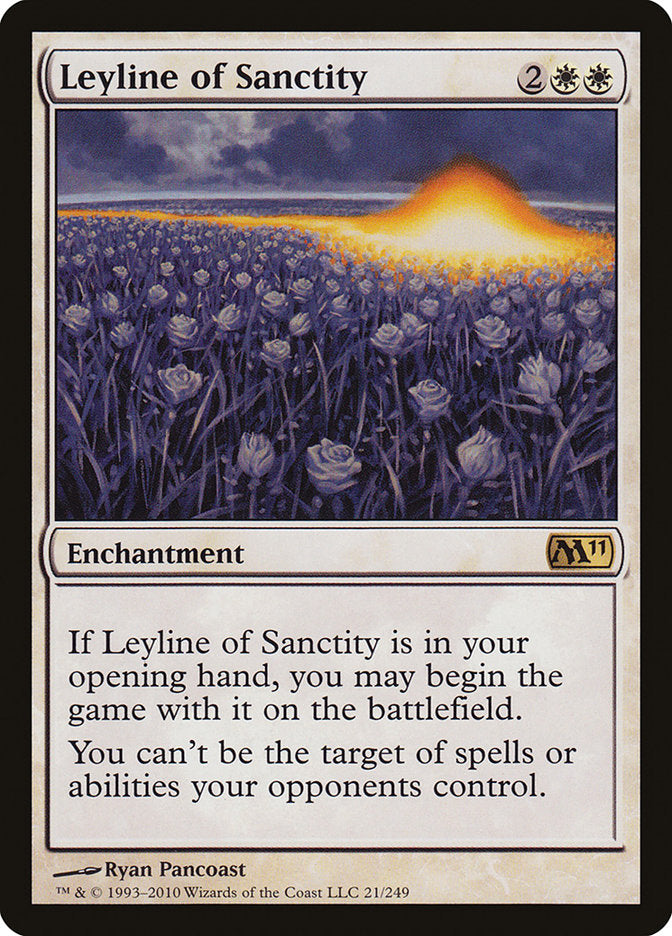 Leyline of Sanctity [Magic 2011] | Golgari Games